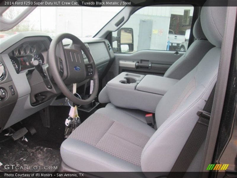 Tuxedo Black Metallic / Steel 2014 Ford F250 Super Duty XLT Crew Cab