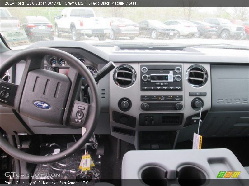 Tuxedo Black Metallic / Steel 2014 Ford F250 Super Duty XLT Crew Cab