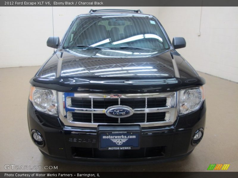 Ebony Black / Charcoal Black 2012 Ford Escape XLT V6