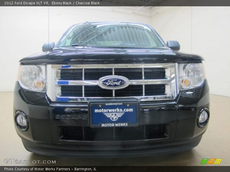 Ebony Black / Charcoal Black 2012 Ford Escape XLT V6