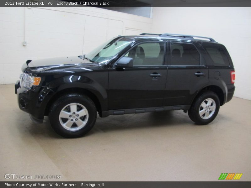 Ebony Black / Charcoal Black 2012 Ford Escape XLT V6