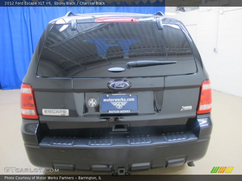 Ebony Black / Charcoal Black 2012 Ford Escape XLT V6
