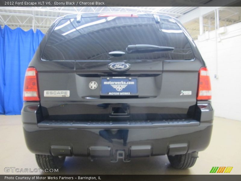 Ebony Black / Charcoal Black 2012 Ford Escape XLT V6
