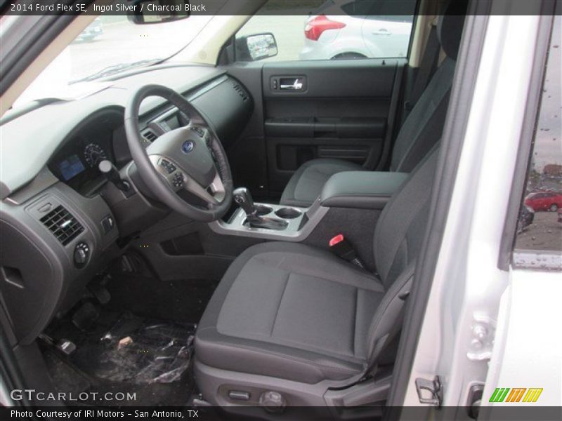 Ingot Silver / Charcoal Black 2014 Ford Flex SE