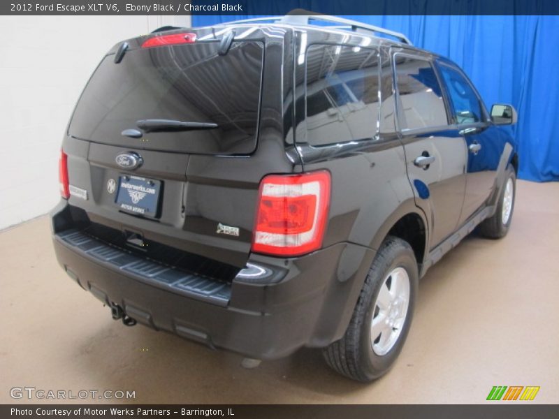 Ebony Black / Charcoal Black 2012 Ford Escape XLT V6