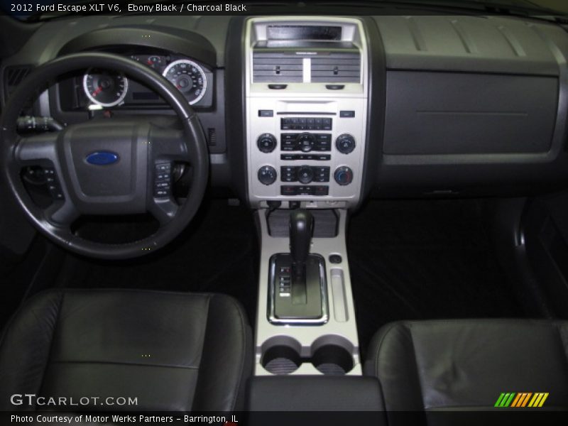 Ebony Black / Charcoal Black 2012 Ford Escape XLT V6