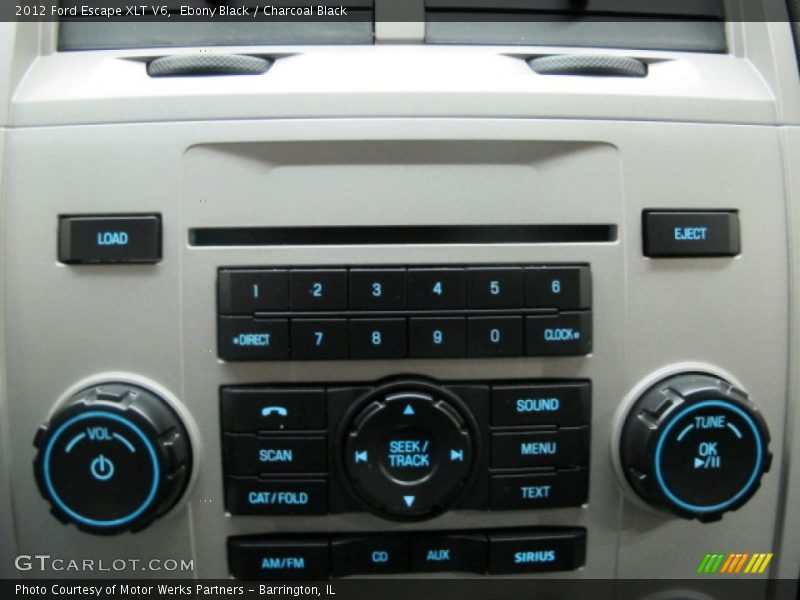 Ebony Black / Charcoal Black 2012 Ford Escape XLT V6
