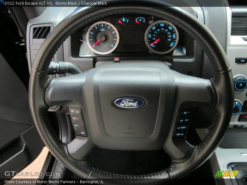 Ebony Black / Charcoal Black 2012 Ford Escape XLT V6