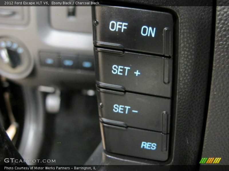 Ebony Black / Charcoal Black 2012 Ford Escape XLT V6