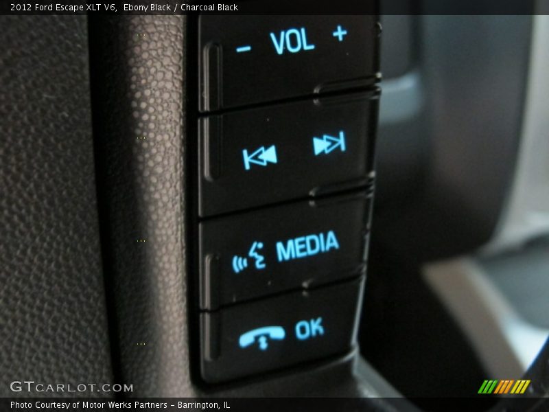 Ebony Black / Charcoal Black 2012 Ford Escape XLT V6