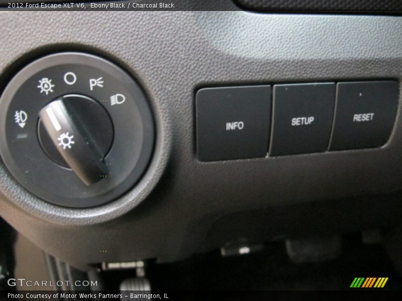 Ebony Black / Charcoal Black 2012 Ford Escape XLT V6