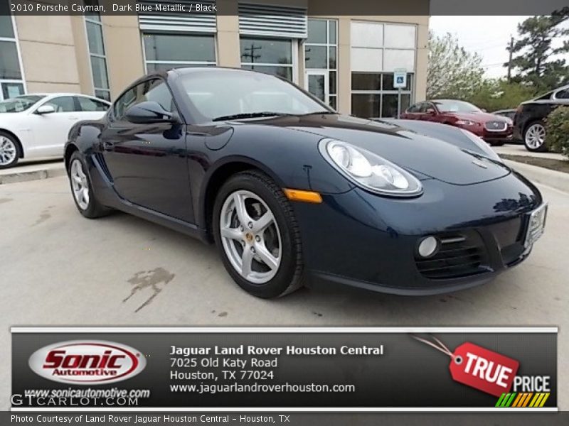 Dark Blue Metallic / Black 2010 Porsche Cayman