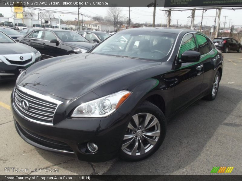 Black Obsidian / Graphite 2013 Infiniti M 37x AWD Sedan