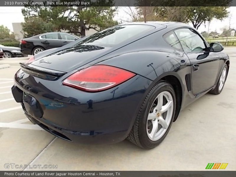 Dark Blue Metallic / Black 2010 Porsche Cayman