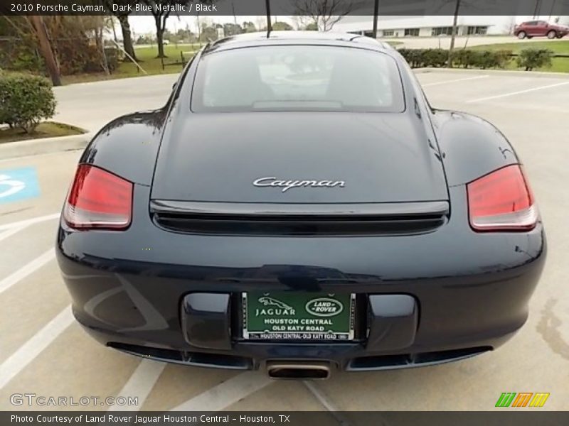 Dark Blue Metallic / Black 2010 Porsche Cayman