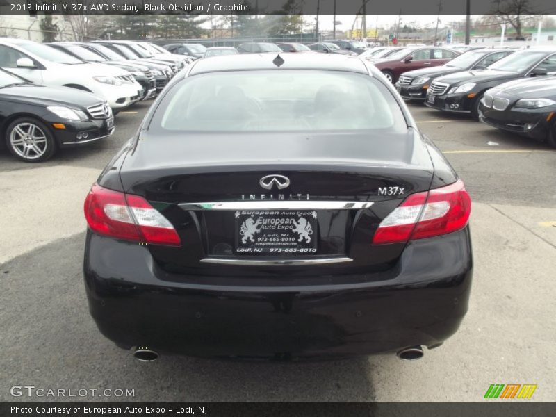 Black Obsidian / Graphite 2013 Infiniti M 37x AWD Sedan