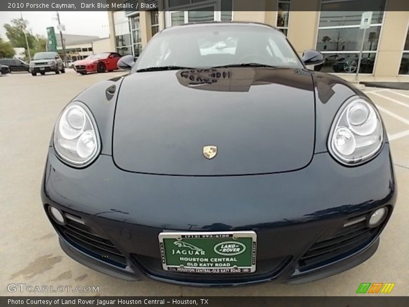 Dark Blue Metallic / Black 2010 Porsche Cayman