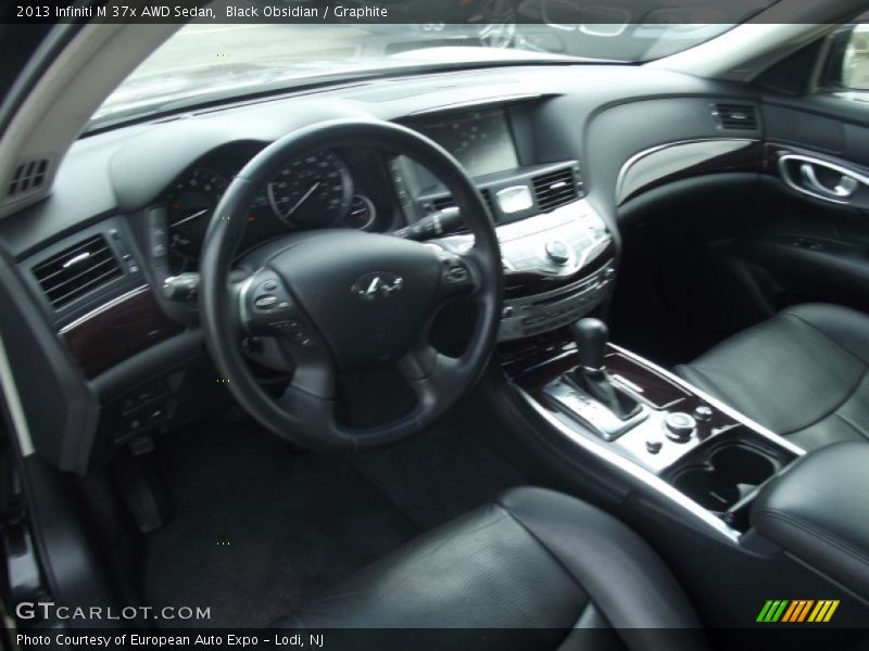 Black Obsidian / Graphite 2013 Infiniti M 37x AWD Sedan