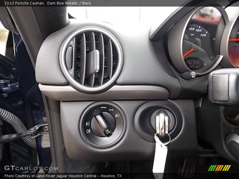 Dark Blue Metallic / Black 2010 Porsche Cayman