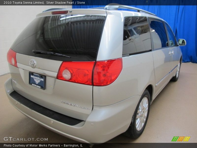 Silver Shadow Pearl / Stone 2010 Toyota Sienna Limited