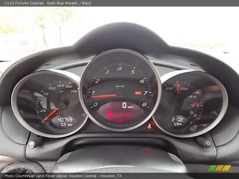 Dark Blue Metallic / Black 2010 Porsche Cayman