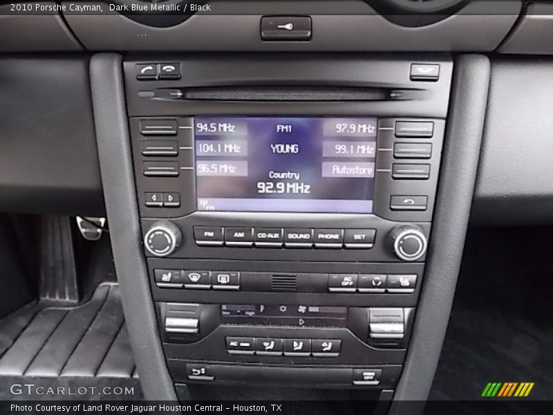 Dark Blue Metallic / Black 2010 Porsche Cayman