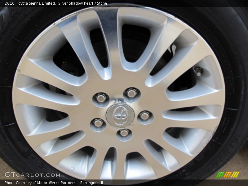 Silver Shadow Pearl / Stone 2010 Toyota Sienna Limited