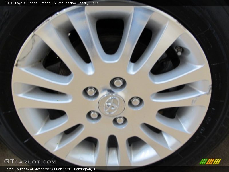 Silver Shadow Pearl / Stone 2010 Toyota Sienna Limited