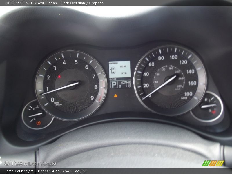  2013 M 37x AWD Sedan 37x AWD Sedan Gauges