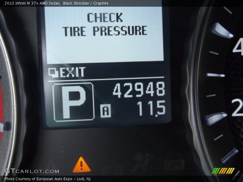 Black Obsidian / Graphite 2013 Infiniti M 37x AWD Sedan