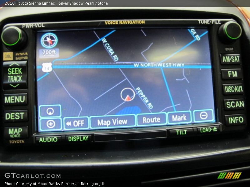 Silver Shadow Pearl / Stone 2010 Toyota Sienna Limited