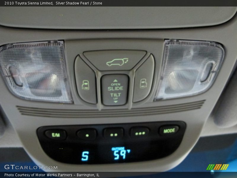Silver Shadow Pearl / Stone 2010 Toyota Sienna Limited