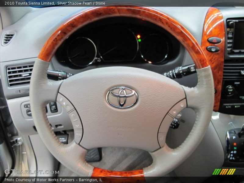 Silver Shadow Pearl / Stone 2010 Toyota Sienna Limited