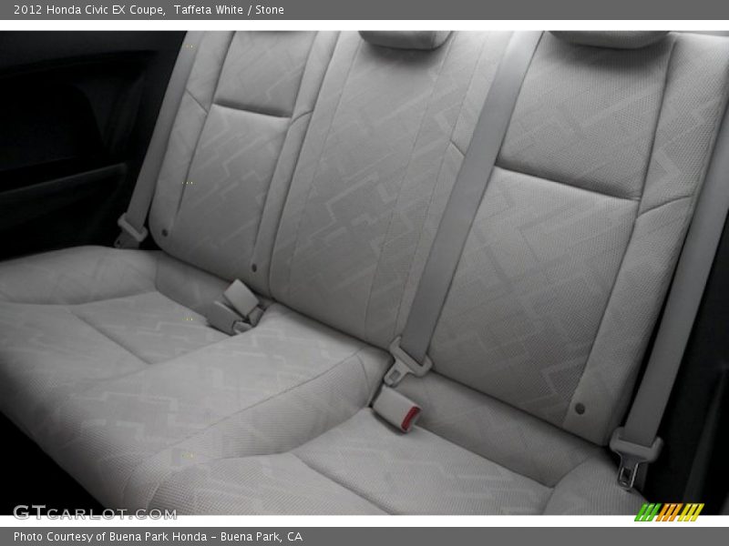 Taffeta White / Stone 2012 Honda Civic EX Coupe