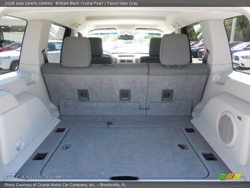 Brilliant Black Crystal Pearl / Pastel Slate Gray 2008 Jeep Liberty Limited