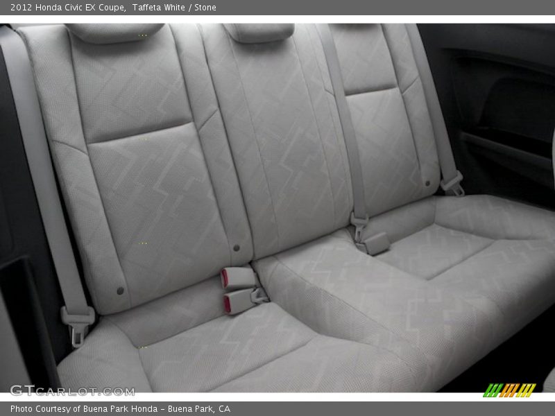 Taffeta White / Stone 2012 Honda Civic EX Coupe