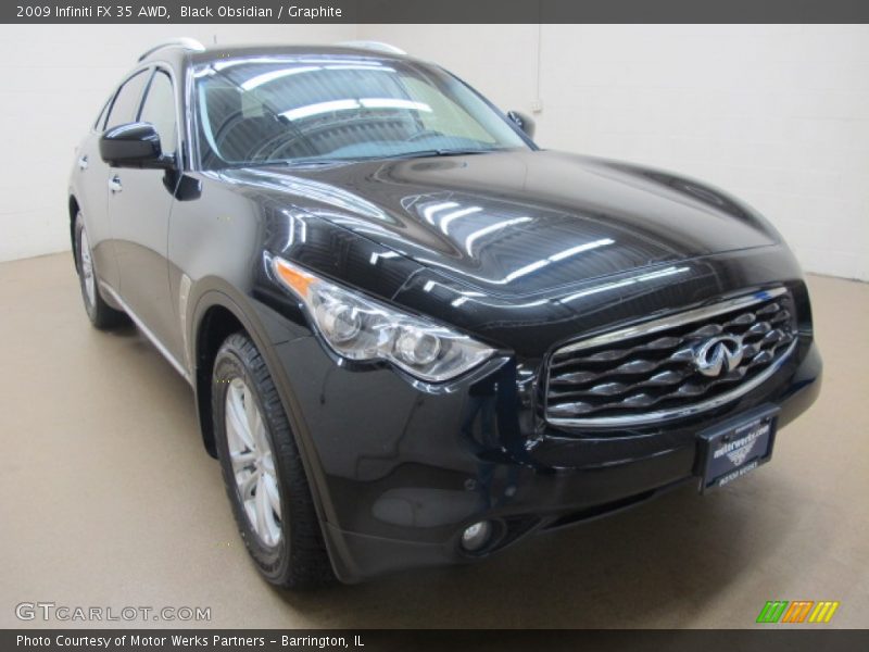 Black Obsidian / Graphite 2009 Infiniti FX 35 AWD