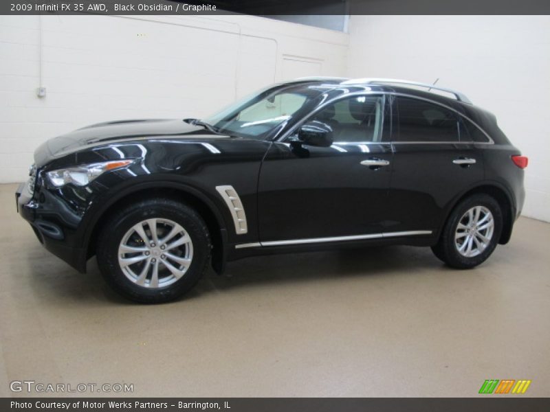 Black Obsidian / Graphite 2009 Infiniti FX 35 AWD