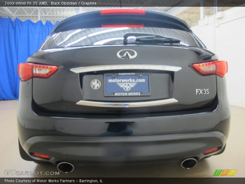 Black Obsidian / Graphite 2009 Infiniti FX 35 AWD
