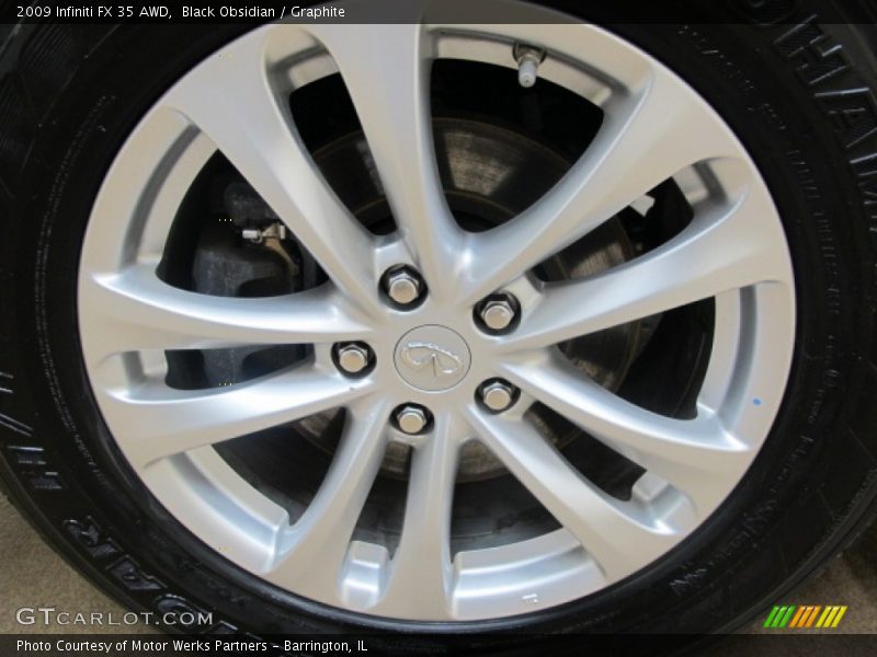Black Obsidian / Graphite 2009 Infiniti FX 35 AWD