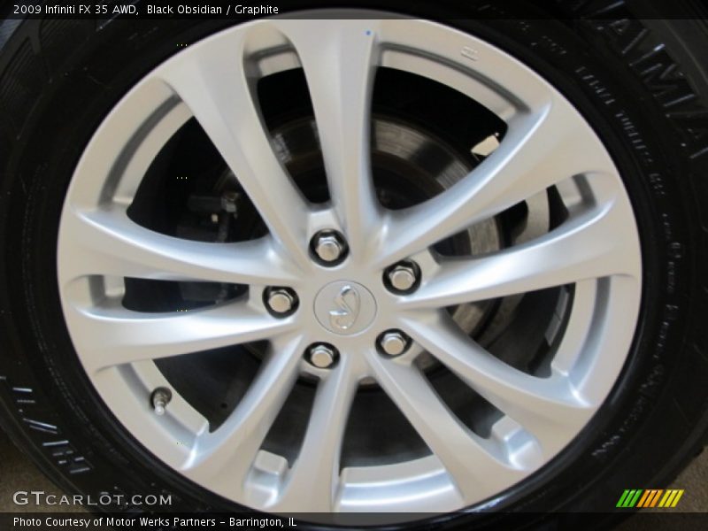 Black Obsidian / Graphite 2009 Infiniti FX 35 AWD