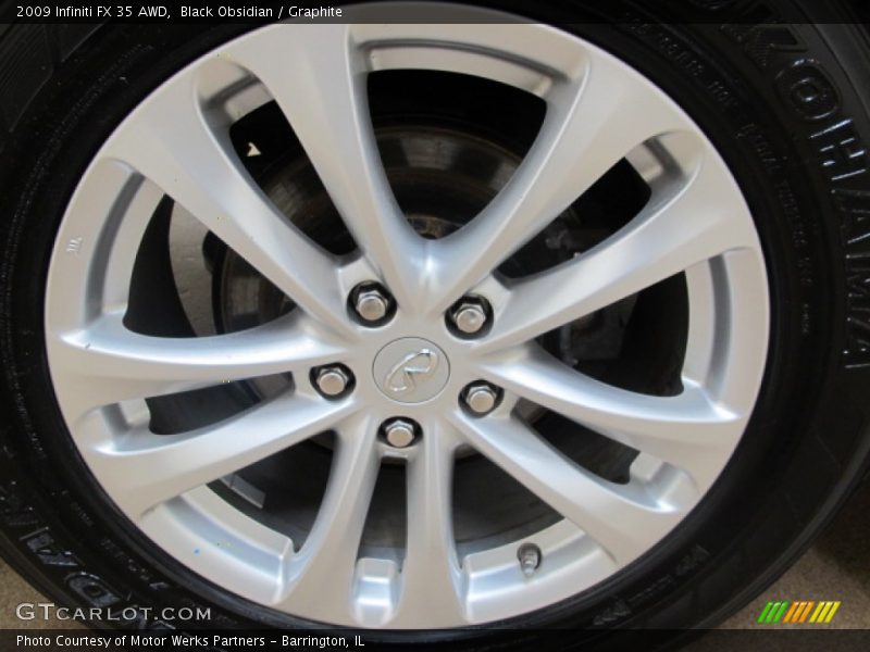 Black Obsidian / Graphite 2009 Infiniti FX 35 AWD