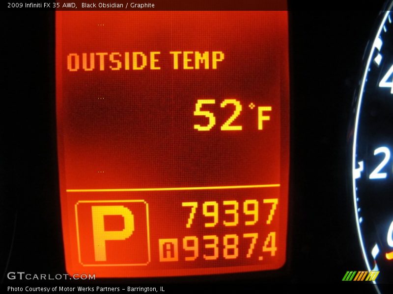 Black Obsidian / Graphite 2009 Infiniti FX 35 AWD
