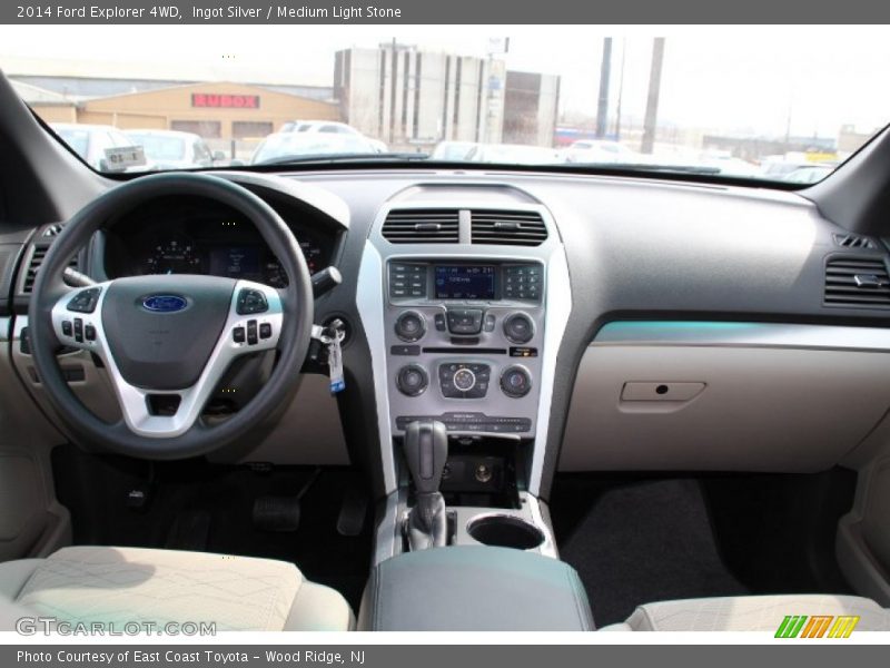 Ingot Silver / Medium Light Stone 2014 Ford Explorer 4WD