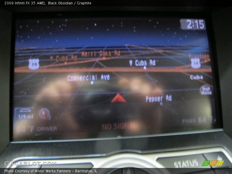 Black Obsidian / Graphite 2009 Infiniti FX 35 AWD