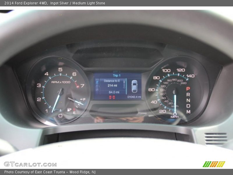 Ingot Silver / Medium Light Stone 2014 Ford Explorer 4WD