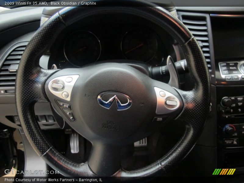 Black Obsidian / Graphite 2009 Infiniti FX 35 AWD