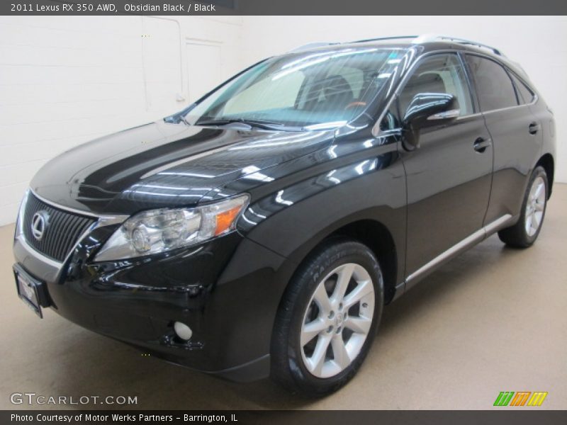 Obsidian Black / Black 2011 Lexus RX 350 AWD