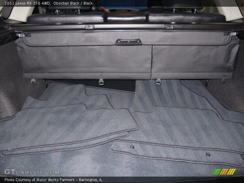 Obsidian Black / Black 2011 Lexus RX 350 AWD