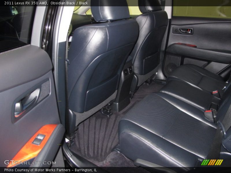 Obsidian Black / Black 2011 Lexus RX 350 AWD
